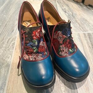 fluevog mini—bees knees (JF monogram) heels